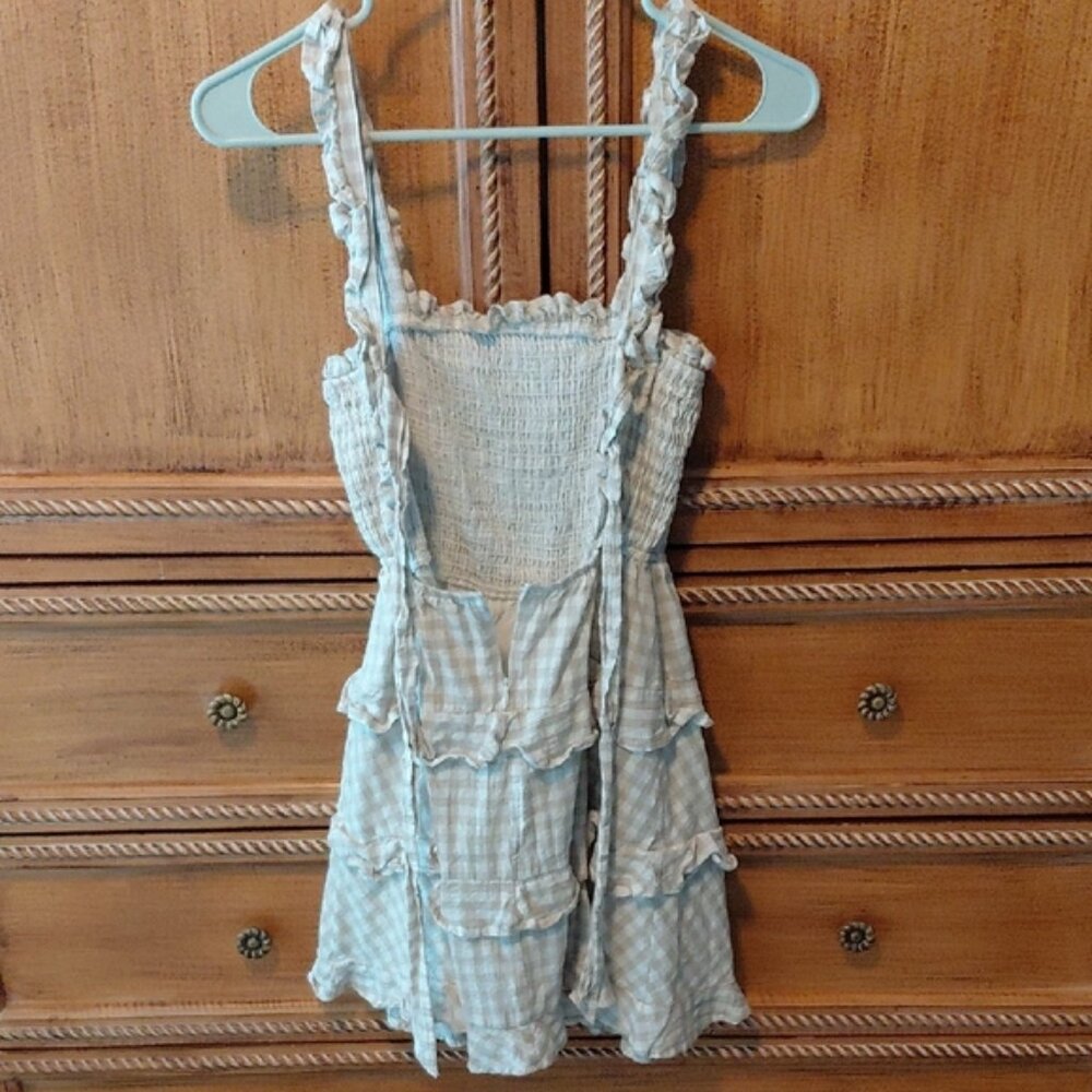 Maple Plaid Ruffle Sundress - Picture 3 of 5